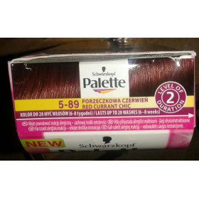 5-89 Red current chic  -Schwarzkopf Palette Color & Gloss, Zero ammonia hair dye