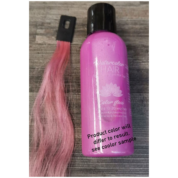 Ice pink Watercolor hair semi permanent dye 100ml