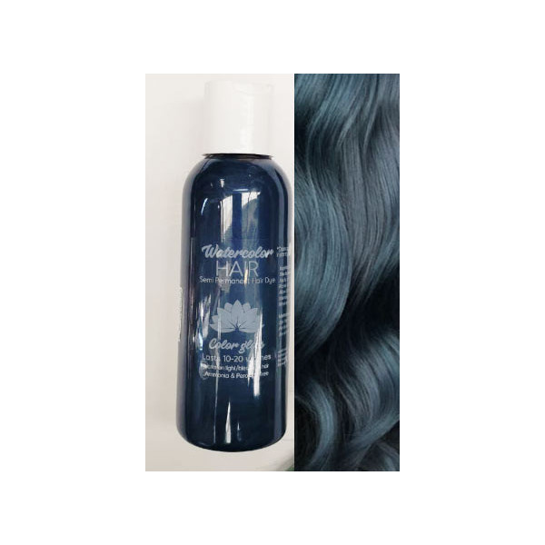 Ash blue green Watercolor hair semi permanent dye 100ml