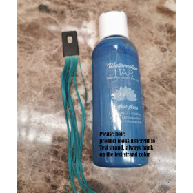 Light teal blue Wate color hair semi permanent dye 100ml