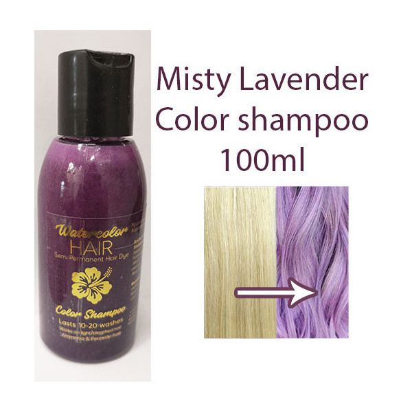 Misty Lavender Watercolor shampoo semi permanent dye 100ml