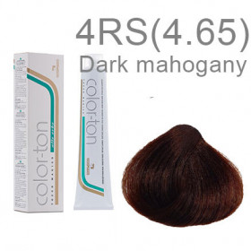 4RS(4.65) Dark mahogany Colorton professional (made in Italy) 100ml +100ml 20 vol developer