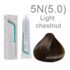 5N(5.0) light chestnut Colorton professional (made in Italy) 100ml +100ml 20 vol developer