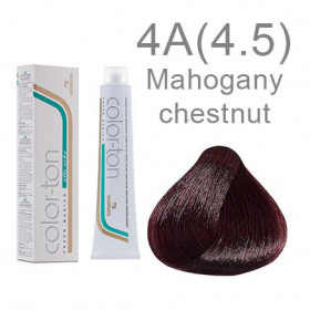 4A(4.5) Magohany chestnut Colorton professional (made in Italy) 100ml +100ml 20 vol developer