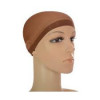 Chestnut brown. Stocking type wig cap, double pack