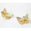 Gold butterfly clip (each)