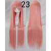 Pastel peach long fringe straight cosplay wig (PL-099-23)