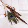 Bohemian feathers hair band - 3 Feather mix (EFR)