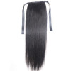 Yaki straight 110g 60cm XXL100% Indian remy human hair tie on ponytail