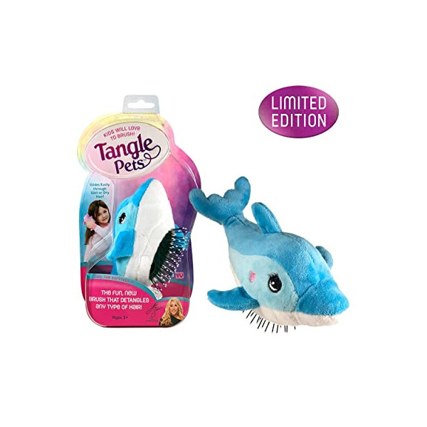 Fin the Dolphin tangle pets hair brush