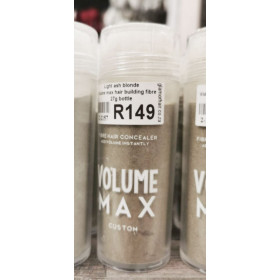 Light Ash blonde  (*10.1) Volume max Hair building fibre 27g bottle