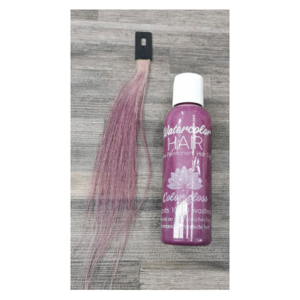 Silver pink Watercolor hair semi permanent dye 100ml