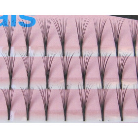 Navina 10 strand cluster, soft mink lashes (60 cluster per box) D curl- 8,10,12mm