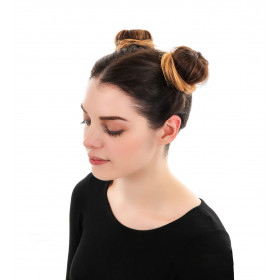 Hair donut. hair extension accessories. hair tie. hair bun