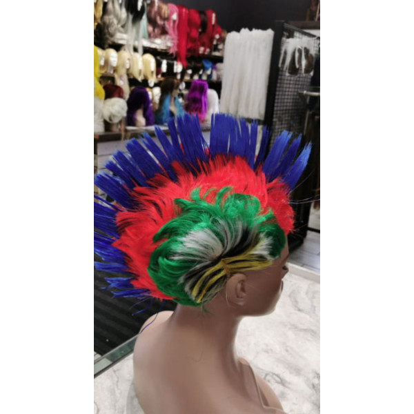Party Sale! Mohawk party wigs- SA flag mix