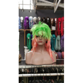 Party Sale! green orange pink party wig