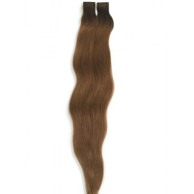 55cm 4T8 Ombre rooted tape in hair extensions 10pc European remy human hair