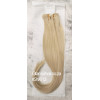 *24h613 Latte blonde mix 55-60cm clip in hair extensions 10pc set- straight, Synthetic hair