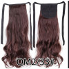 *2M33 Mahogany brown color, tie on wavy ponytail 55cm by ProExtend