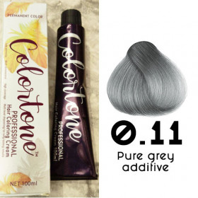 0.11 pure grey additive (for lifting dark colored hair) Colortone professional  100ml +100ml 20 vol developer