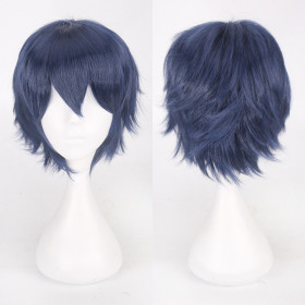 Short cosplay wig- Dark blue (k049-13)