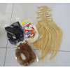 30cm (12inch) 8pc  asic clip in -100% Brazilian remy human hair