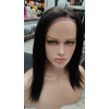 12" 1b 4x4 Brazilian remy lace front wig
