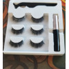 *3D-17 Transparent roots Liquid liner Magnetic lashes box 3 pair/5pc set
