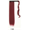 *118 Burgundy red, velcro straight ponytail 55cm by ProExtend