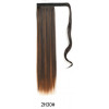 *2h30 Dark brown highlights, velcro straight ponytail 55cm by ProExtend