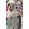 Silver white long fringe straight cosplay wig (1001A/B)
