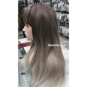 Fringe chocolate ash blonde ombre by Emmor-synthetic hair (LC6097)