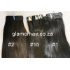 45cm *1 Jet black Tape in 10pc Indian remy human hair