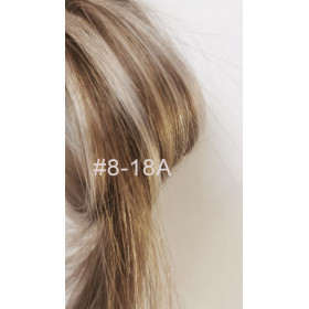 35cm *8-18A Ash brown pearl blonde mix Tape in hair extensions 10pc European remy human hair
