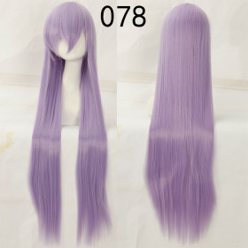 Lavender long fringe straight cosplay wig (PL-099-78)