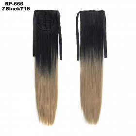 Ombre *1-16, tie on straight ponytail 55cm by ProExtend
