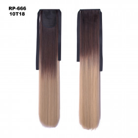 Ombre *10T-18, tie on straight ponytail 55cm by ProExtend