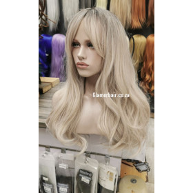Rooted beige blonde Ombre by Emmor-synthetic hair (LC5072)