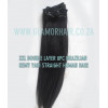 30cm (12) straight  XXL 8pc clip in - Brazilian remy huma  hair