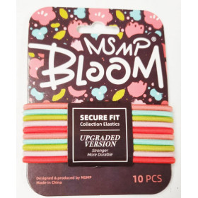 Bloom 10pc secure set hair elastic style 1