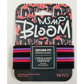 Bloom 10pc secure fit hair elastic style 4