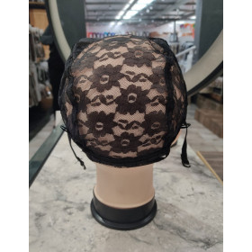Basic Set for Ventilation. All You Need for Practice.full Lace Wig Cap, Ventilation  Needle, Nylon Thread, Wig Making Lace, 