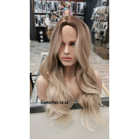 Ombre light ash blonde wig by Emmor-synthetic hair (LC5118 -1)