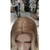 Light golden blonde rooted platinum blonde mid parting wig by Emmor-synthetic hair (LC6061)