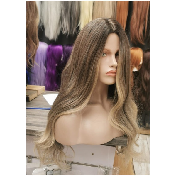 Mid parting ombre wig Emmor-synthetic hair  (LC5115-1)