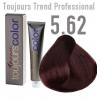Toujours trend 5.62 light red irise brown Permanent dye  100ml +100ml 20vol developer