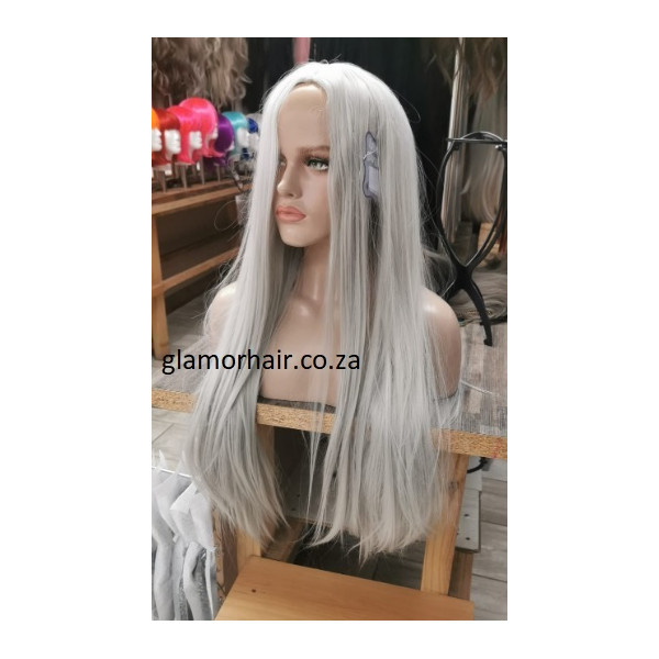 Sterling silver mid parting straight cosplay wig （EOR）