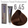 Toujours trend 6.45 dark copper mahogany blondePermanent dye  100ml +100ml 20vol developer