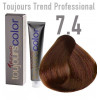 Toujours trend 7.4 copper blond  Permanent dye  100ml +100ml 20vol developer