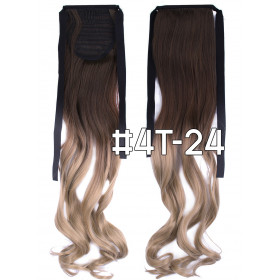 Ombre *4T-24 light blonde, tie on wavy ponytail 55cm by ProExtend